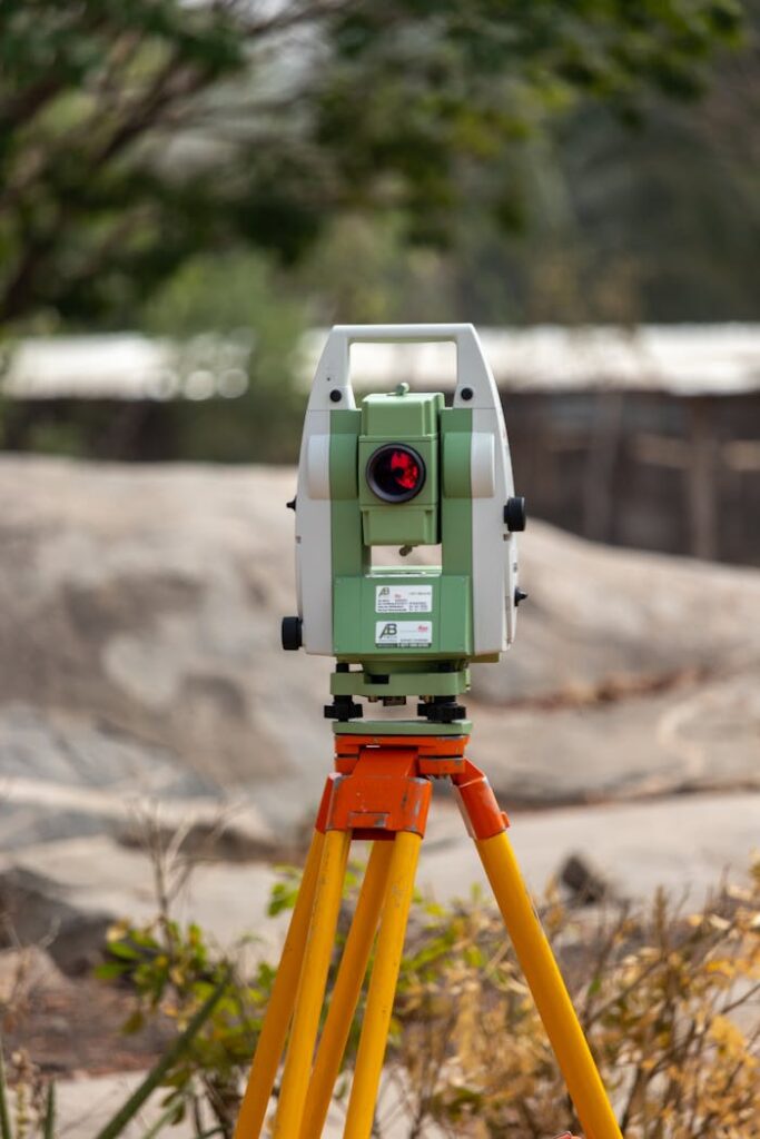 Engineering Equipment in Close up Shot